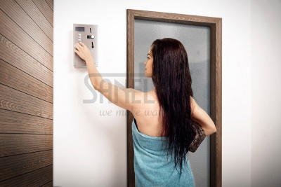 Встроенный монетный и жетонный автомат для 4-12 душей, выбор автоматом SLZA 02NZ арт: 88024 Sanela Чехия (фото, схема)