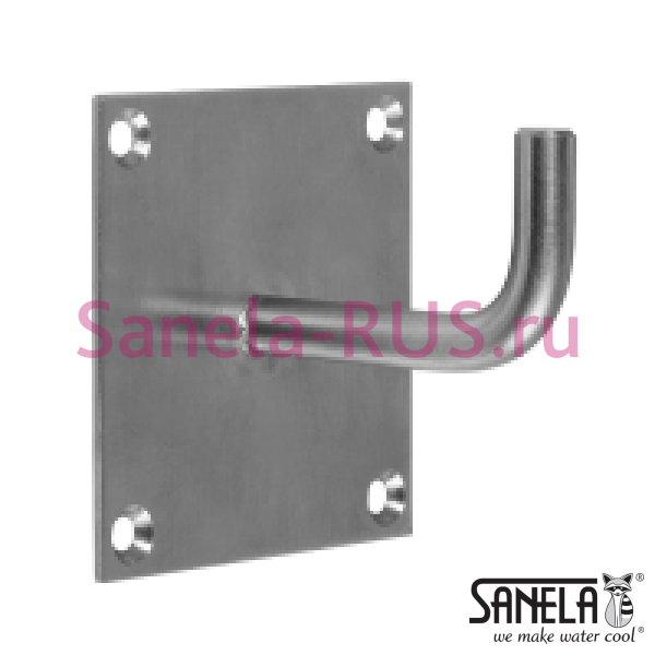 Нержавеющая антивандальная вешалка SLZN 45