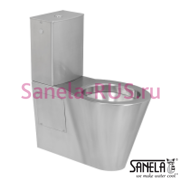 Нержавеющий унитаз с бачком КОМПАКТ SLWN 15 Нержавеющий унитаз с бачком КОМПАКТ SLWN 15