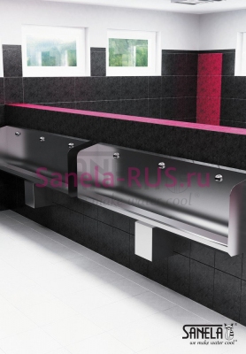 Писсуар желоб автоматический 1800мм SLPN 04E арт: 91041 Sanela Чехия (фото, схема)