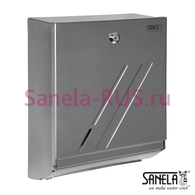 Нержавеющий держатель бумажных полотенец SLZN 20 арт: 95200 Sanela Чехия (фото, схема)